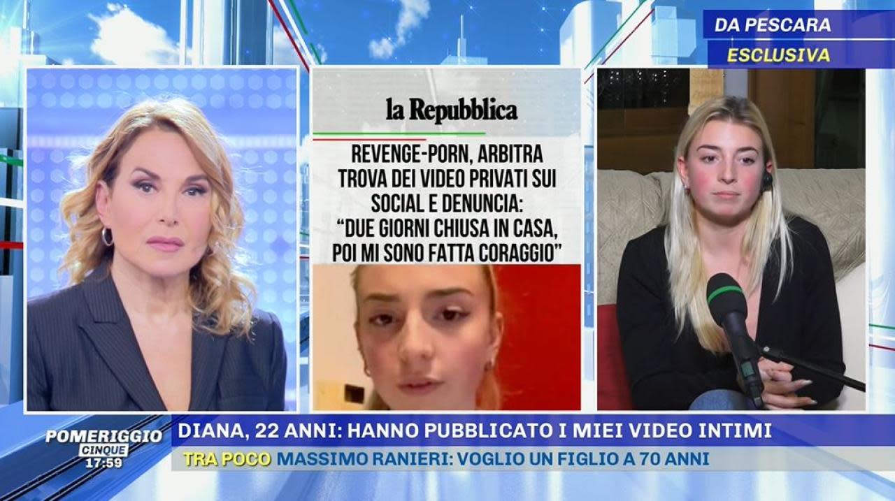 Diana Di Meo Parla L Arbitra Vittima Di Revenge Porn Mediaset Infinity
