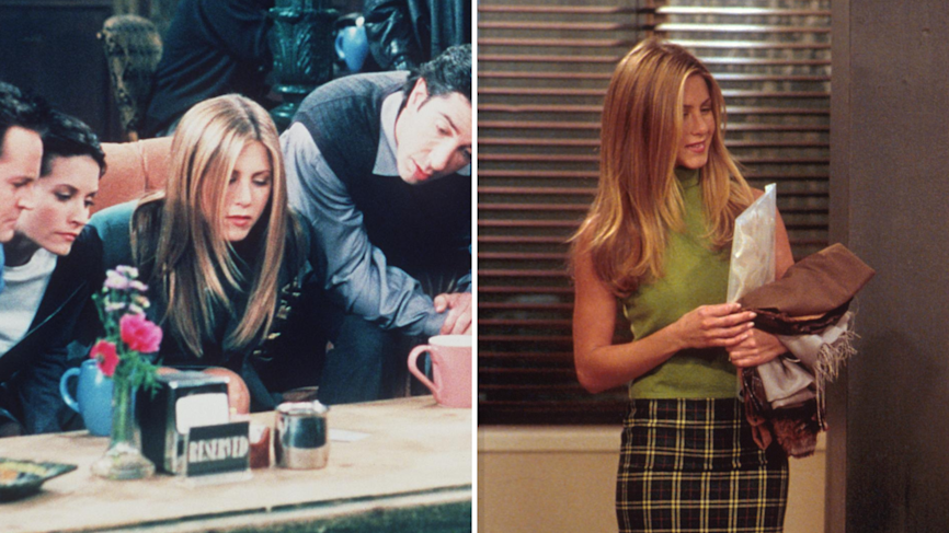 Jennifer Aniston nei panni di Rachel Green nella serie tv Friends