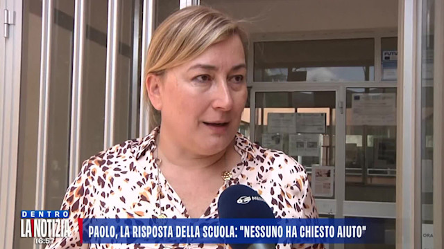 Paolo Mendico, parla la dirigente della scuola