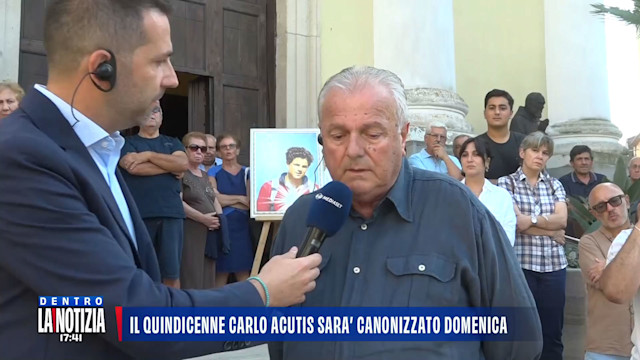 Domenico racconta un presunto miracolo di Carlo Acutis Domenico racconta un presunto miracolo di Carlo Acutis