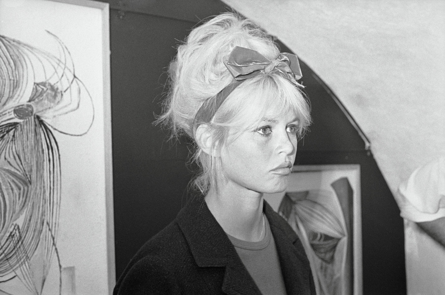 L-attrice francese Brigitte Bardot fotografata a Saint Tropez negli Anni 50 L-attrice francese Brigitte Bardot fotografata a Saint Tropez negli Anni 50