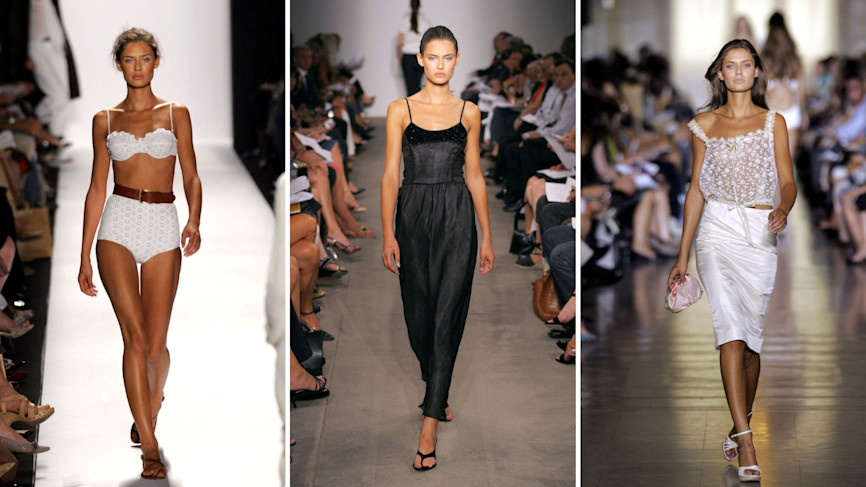  Micheal Kors SS06; Narciso Rodriguez SS06; Jill Stuart SS06 Credit Getty Images