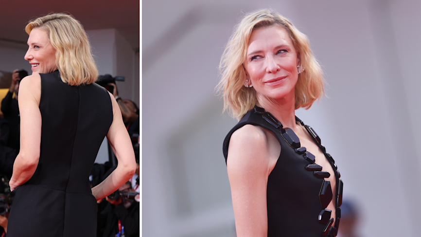 Cate Blanchett sul red carpet della cerimonia di apertura dell-82esima Mostra del Cinema di Venezia