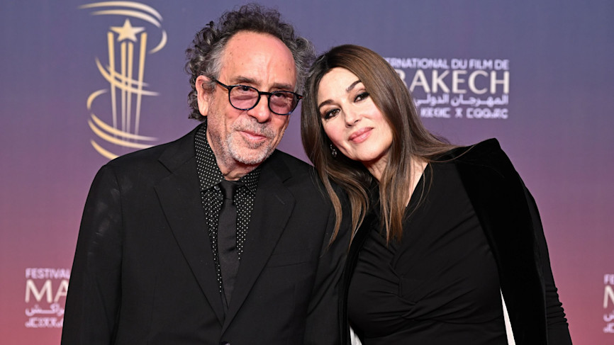 Tim Burton e Monica Bellucci alla 21esima edizione del Marrakech International Film Festival 2024