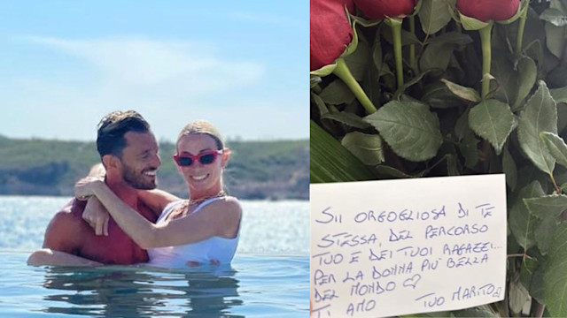 Eleonora Abbagnato e il marito Federico Balzaretti