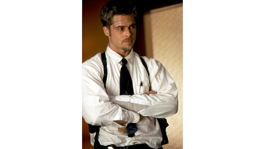Brad Pitt sul set