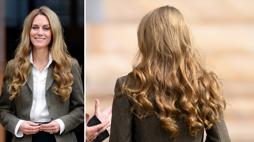 La Principessa del Galles, Kate Middleton, durante la visita ai giardini rinnovati del Museo di Storia Naturale a Londra, il 4 settembre 2025