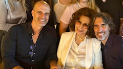 La foto di Sophia Loren alla festa di compleanno