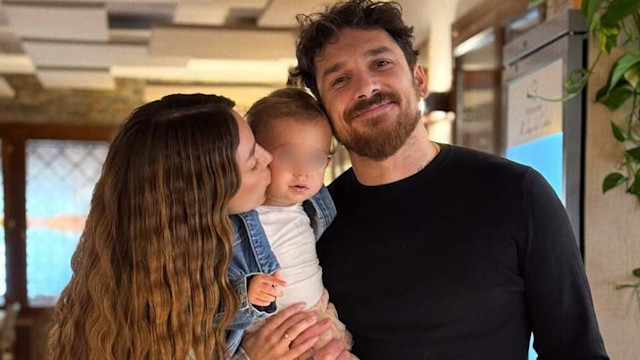 Andrea Cerioli e Arianna Cirrincione, il battesimo della figlia 