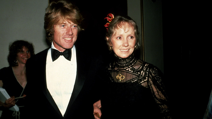 Robert Redford e la moglie Lola alla 53esima edizione degli Academy Awards