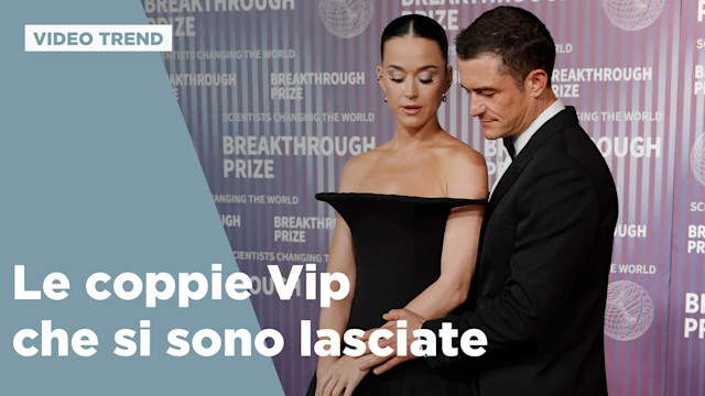 Le coppie Vip che si sono lasciate