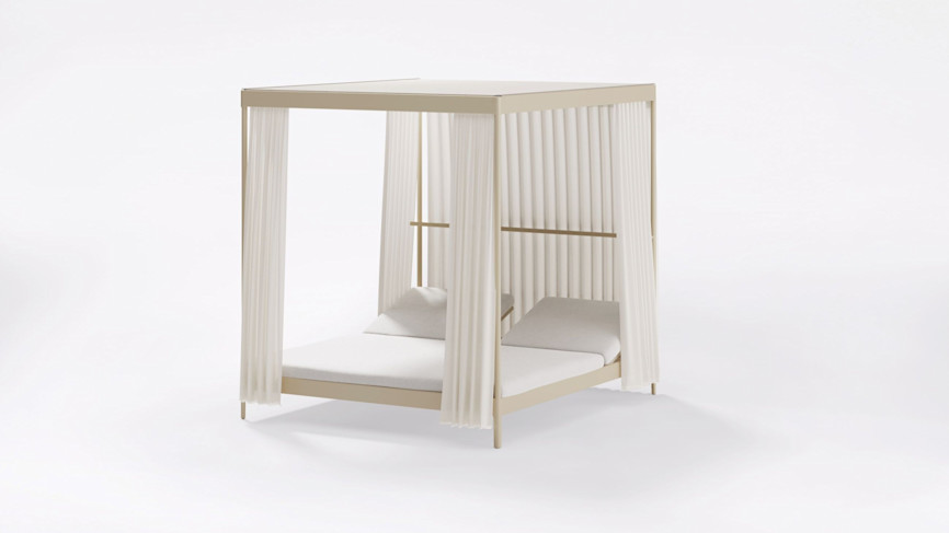 09 GC FAST Lettino con Baldacchino Collezione Solaris Lievore Asociados image courtesy of Fast