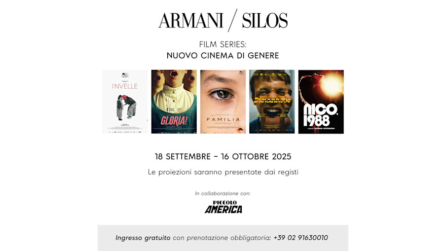 Armani Silos Film Series Nuovo Cinema Di Genere Armani Silos Film Series Nuovo Cinema Di Genere