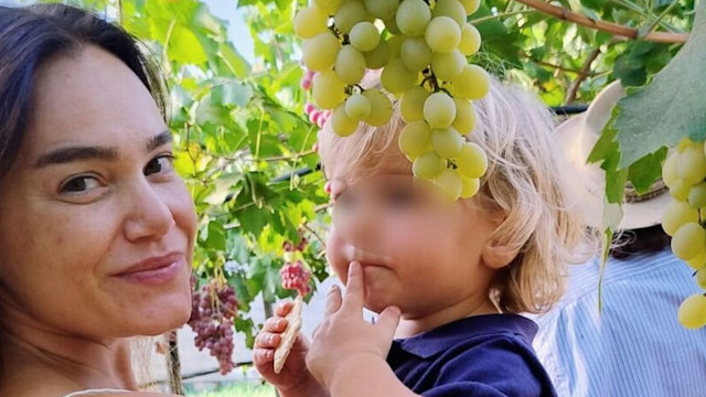Romina Carrisi, il tenero scatto con il figlio Axel Lupo