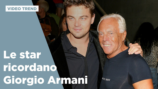 Le star ricordano Giorgio Armani 