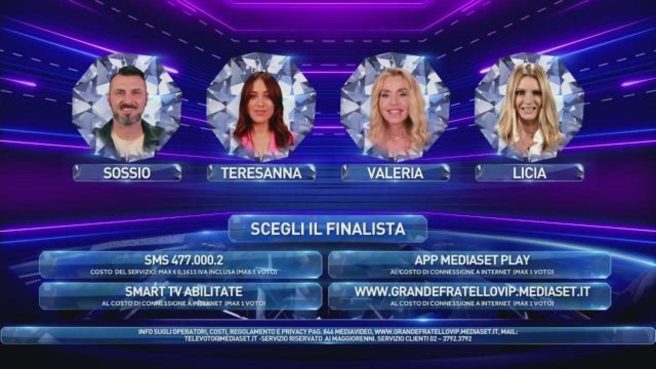 Grande Fratello VIP Chi è il primo finalista del Grande Fratello Vip