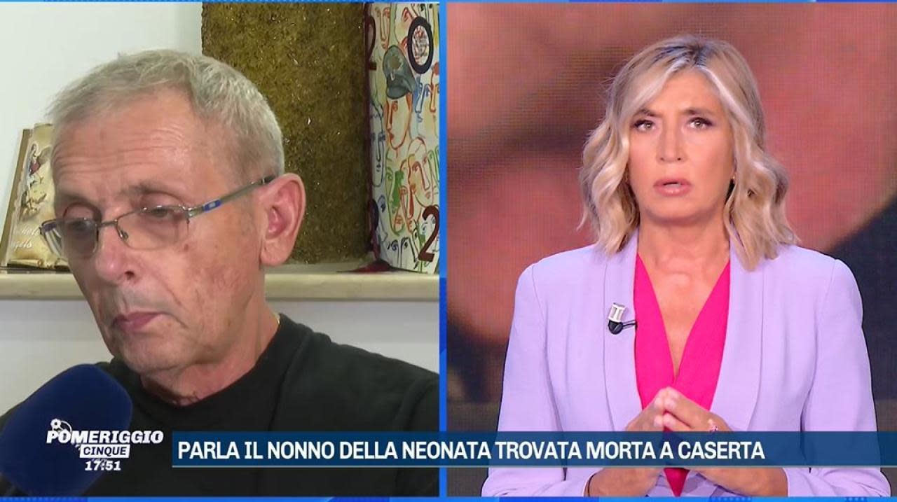 Pomeriggio Cinque Neonata morta a Caserta, parla il nonno Mediaset